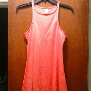 NWOT pink dress xs 100 % cotton